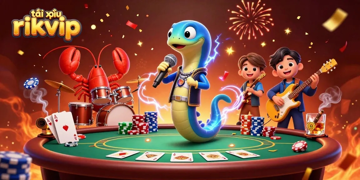 Engage with the thrilling experience of tài xỉu rikvip in this vibrant casino scene.