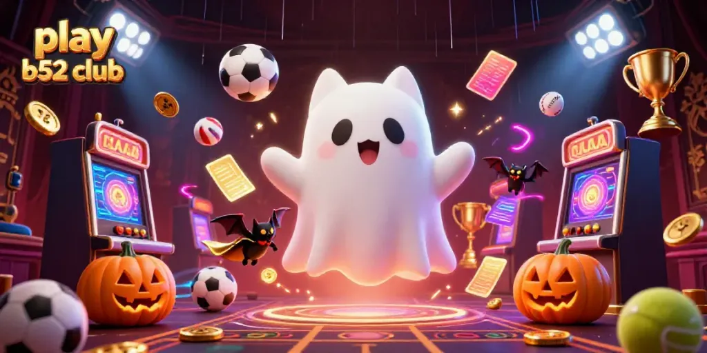 Engage with thrill and excitement as you play B52 Club with a magical floating cat and its bat companion.