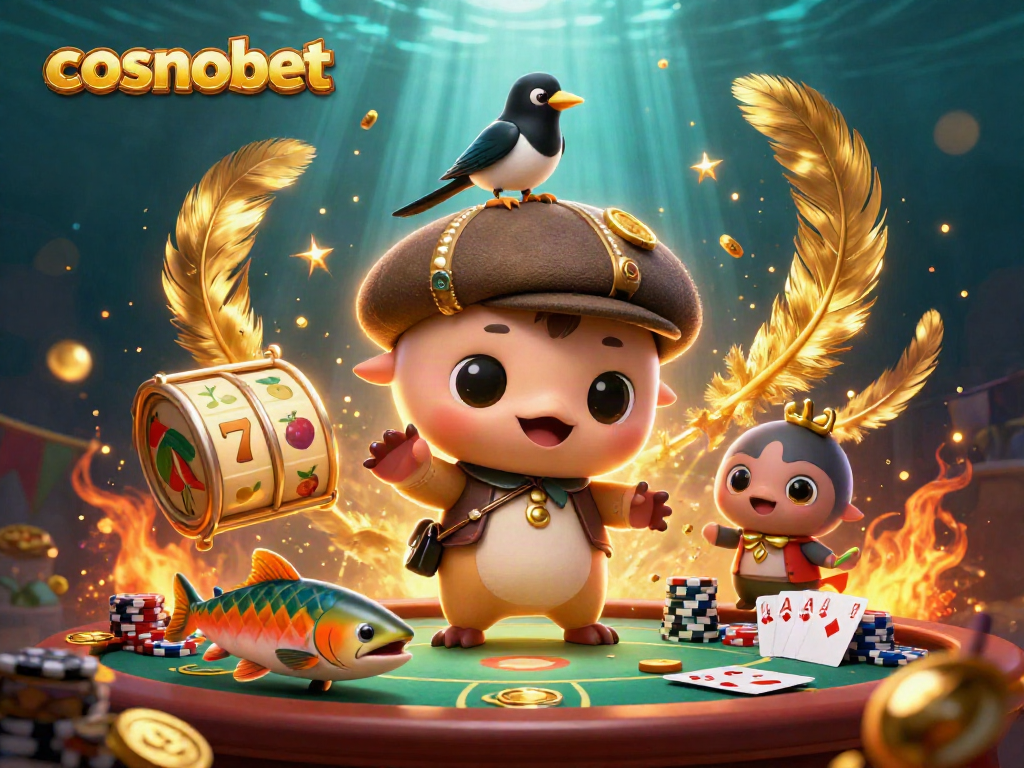 Engage in thrilling action at cosmobet with vibrant casino characters and dynamic gaming elements.